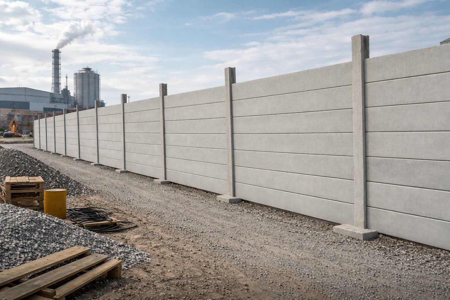 Boundary Wall Installation 5