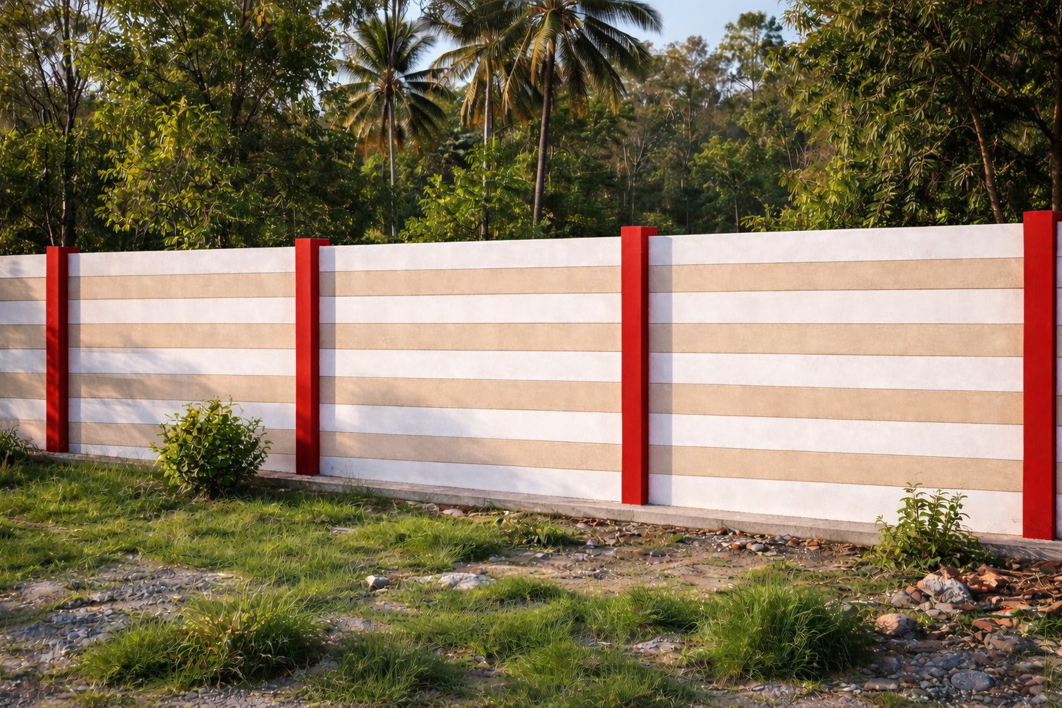 Boundary Wall Installation 3